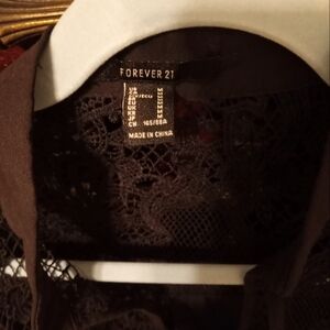 Forever 21 black blouse